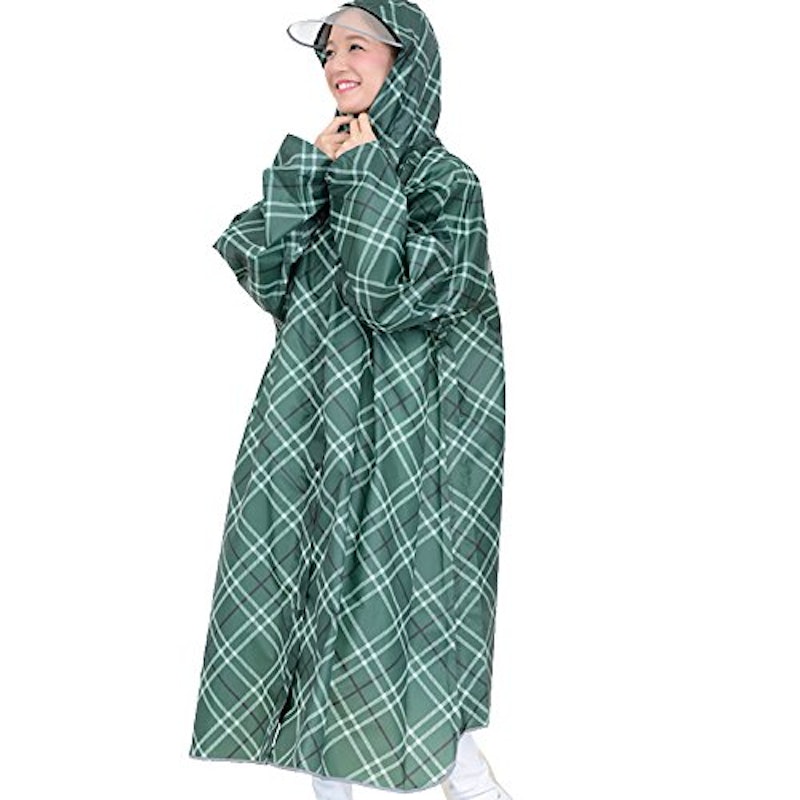 LACE LADIES 袖付き レインポンチョ 1
