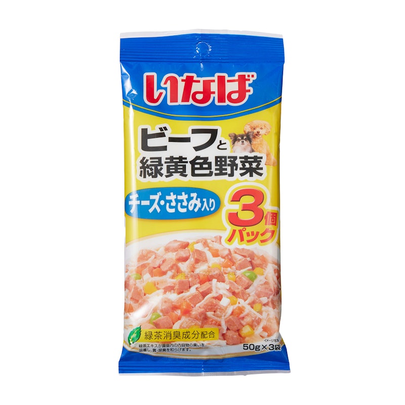 ビーフと緑黄色野菜 チーズ・ささみ入り 1