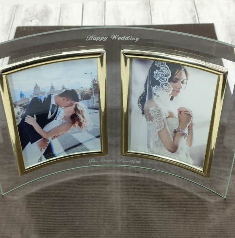 名入れ ガラスフォトフレーム 3
