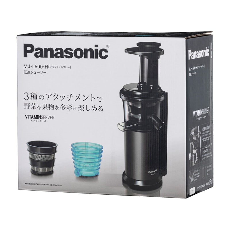 パナソニック MJ-L600-H 低速ジューサー パナソニック MJ-L600-H 低速ジューサー