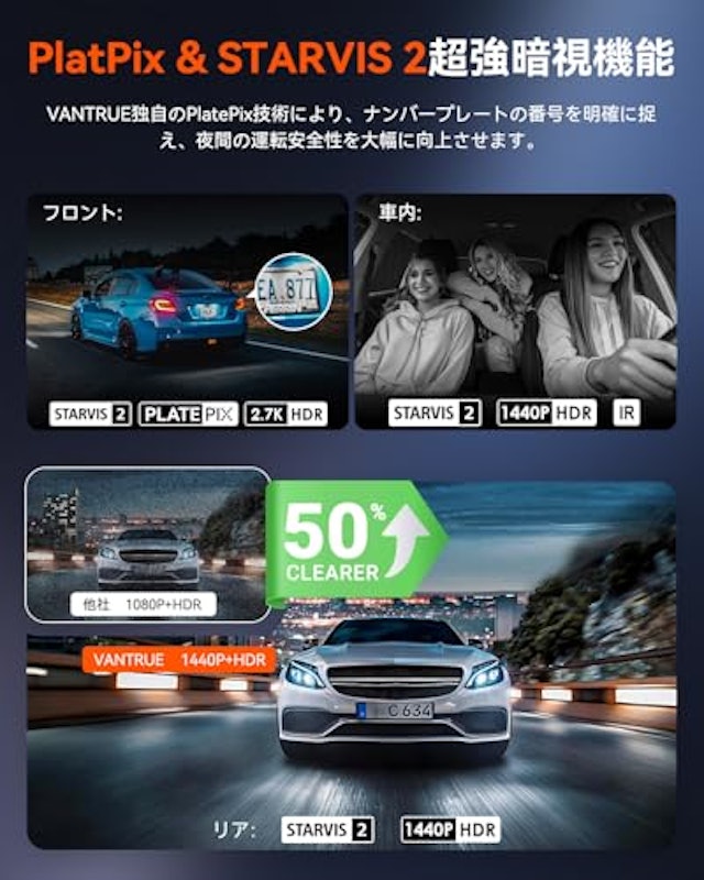 3カメラ ドライブレコーダー 3
