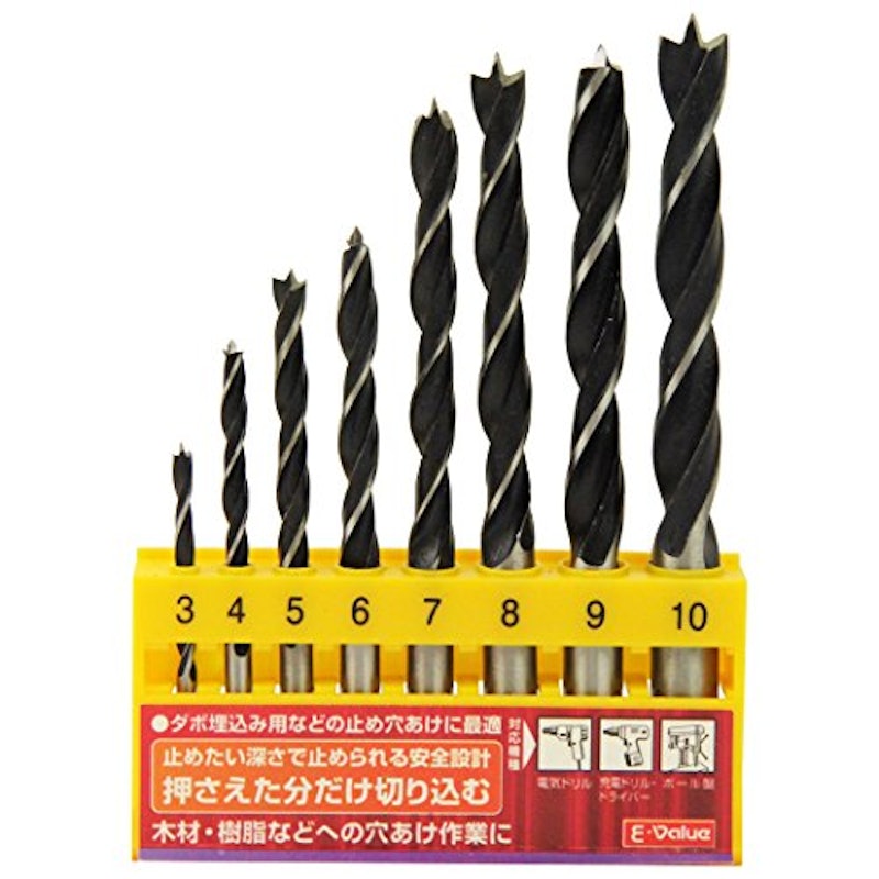 木工用ドリルセット 1
