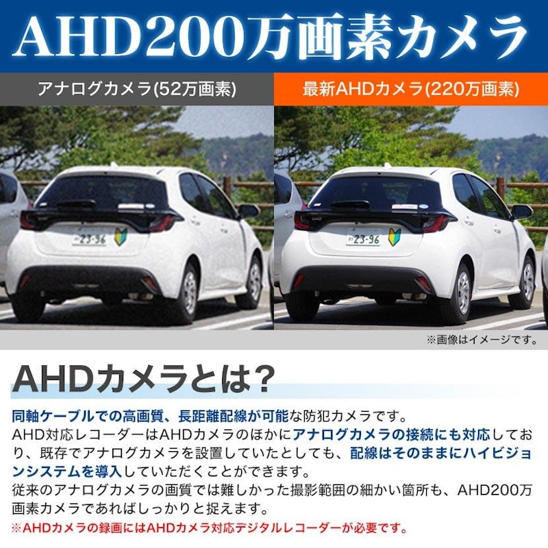 AHDボックス型防犯カメラ 4
