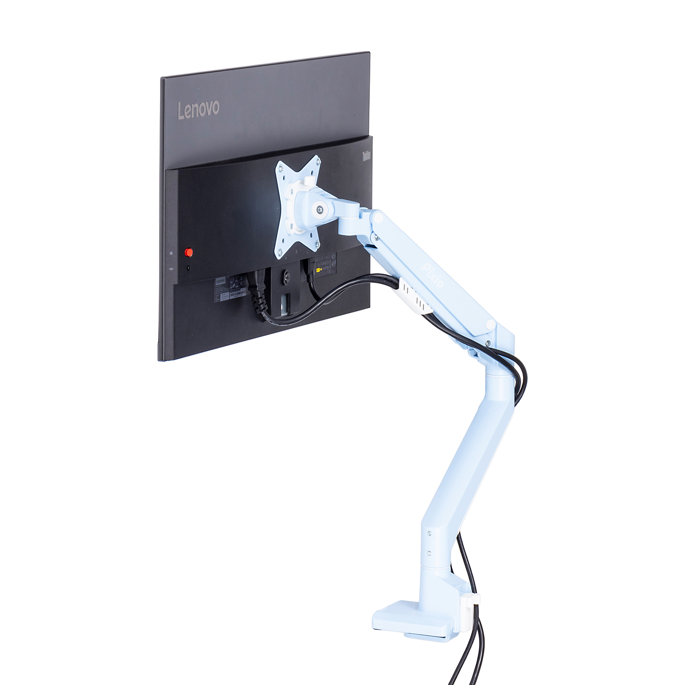 【美品】Pixio モニターアーム PSW1S : Pixio PS1S Wave Pastel Blue モニターアーム シングル