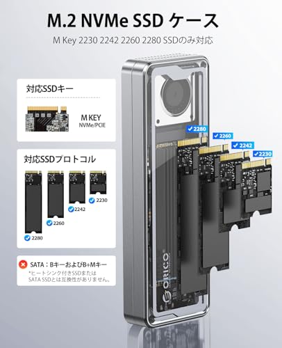 M.2 SSD 外付けケース 3