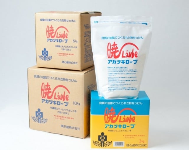 アカツキローブ 洗濯用 粉石けん 3kg 無香料 2