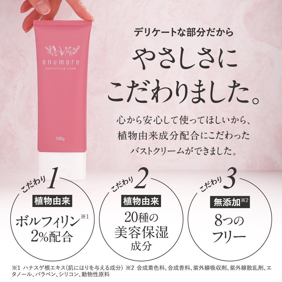 バストケアクリーム enumore 6