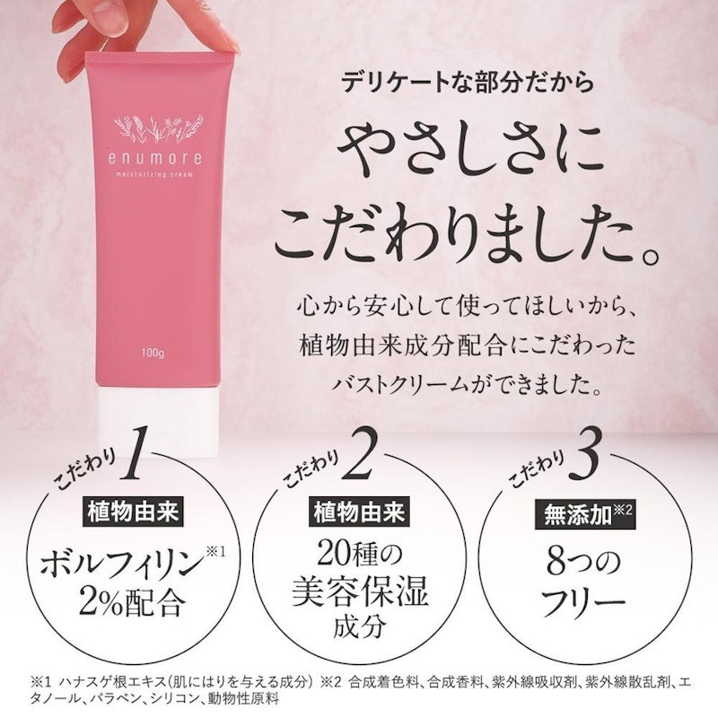 バストケアクリーム enumore 6