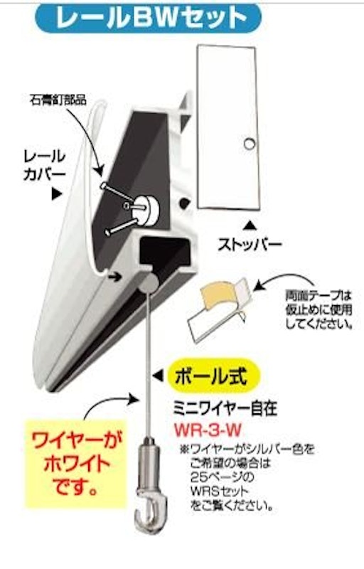 ピクチャーレール セット 4