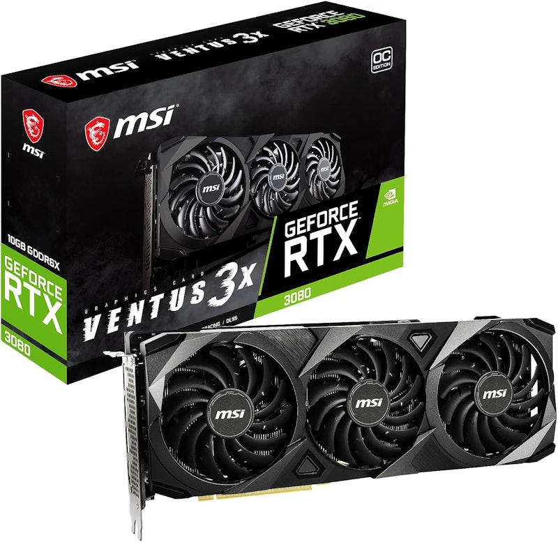GeForce RTX 3080 VENTUS 3X 10G OC LHR 1