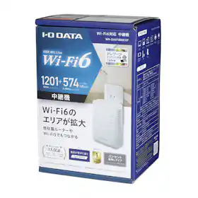 アイ・オー・データ機器 360コネクト対応Wi-Fi 6 中継機 WN-DAX1800EXP アイ・オー・データ機器 360コネクト対応Wi-Fi 6 中継機 WN-DAX1800EXP