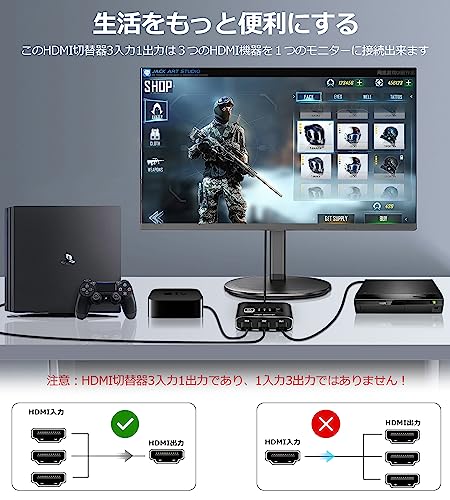 HDMI切替器 3