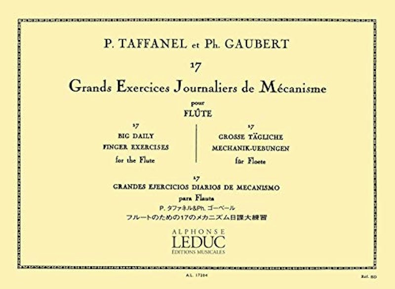 タファネル&ゴーベール:フルートのための17のメカニズム 1