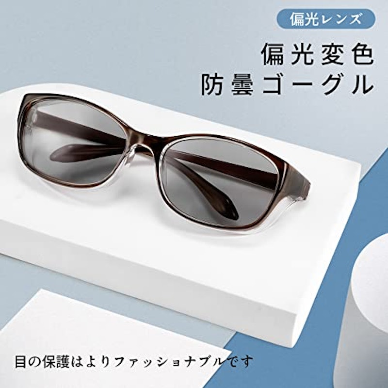 偏光変色防曇ゴーグル 2