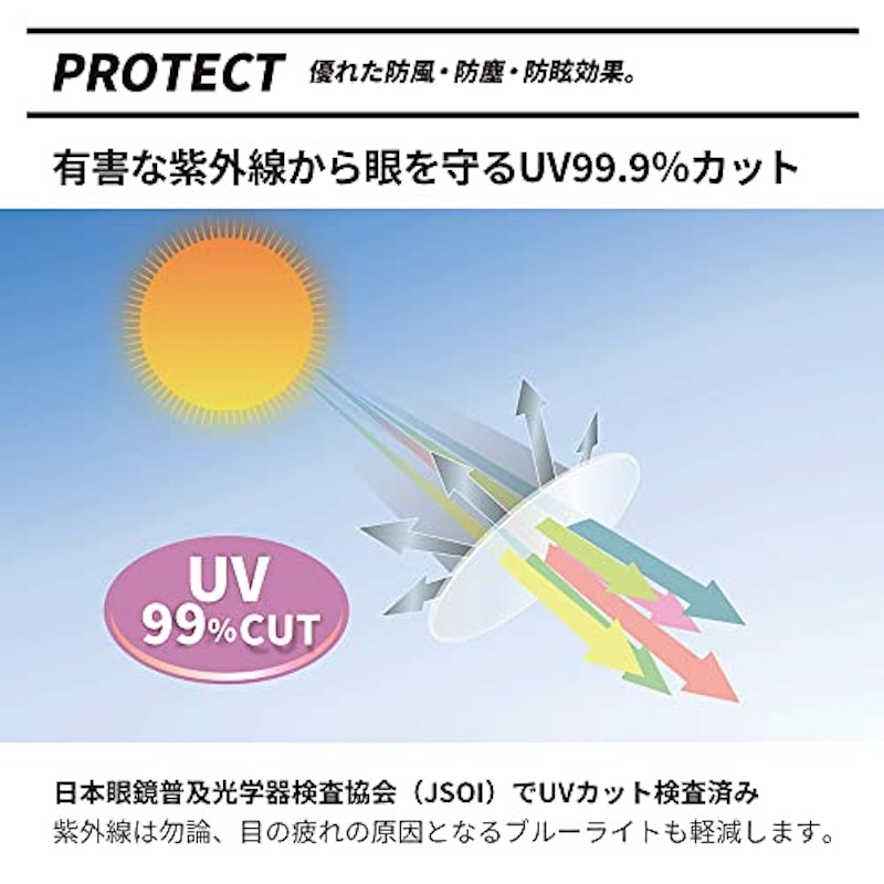 偏光調光スポーツサングラス 4