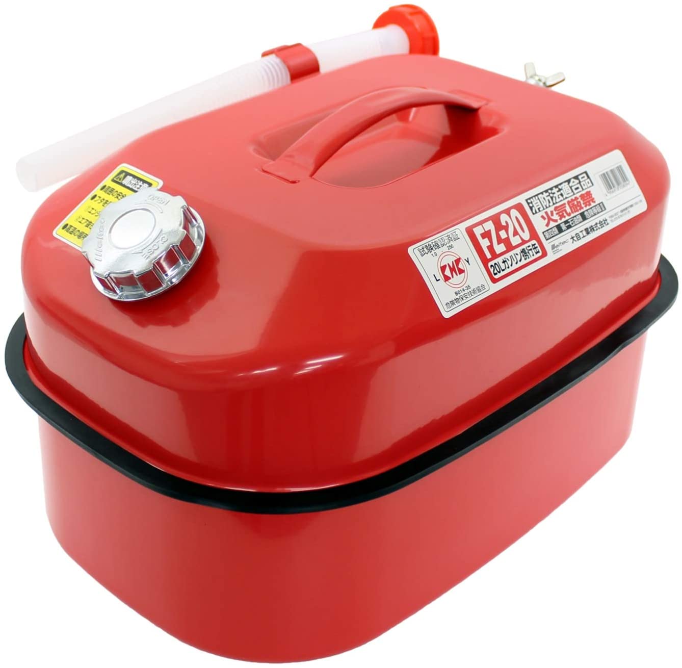 専門店ガソリン携行缶　ホルダー（赤／Ｂ型ノズル付） ショルダーバッグ