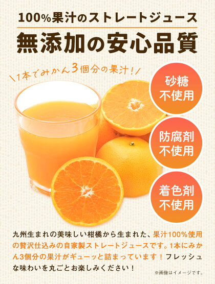飲み比べ　九州まるごとしぼり4種 ジュース 6