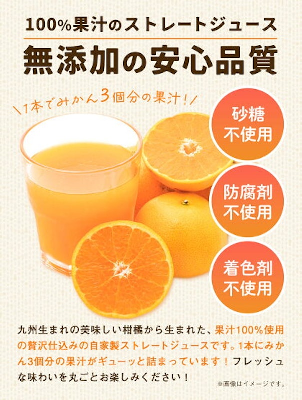 飲み比べ 九州まるごとしぼり4種 ジュース 6