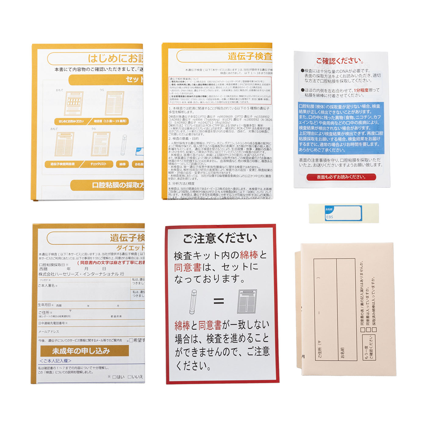 ハーセリーズ・インターナショナル DNA SLIM ダイエット遺伝子検査