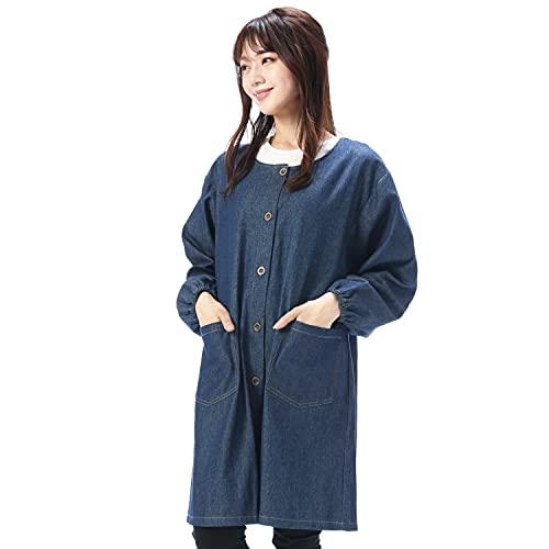 デニムスモック 割烹着 1