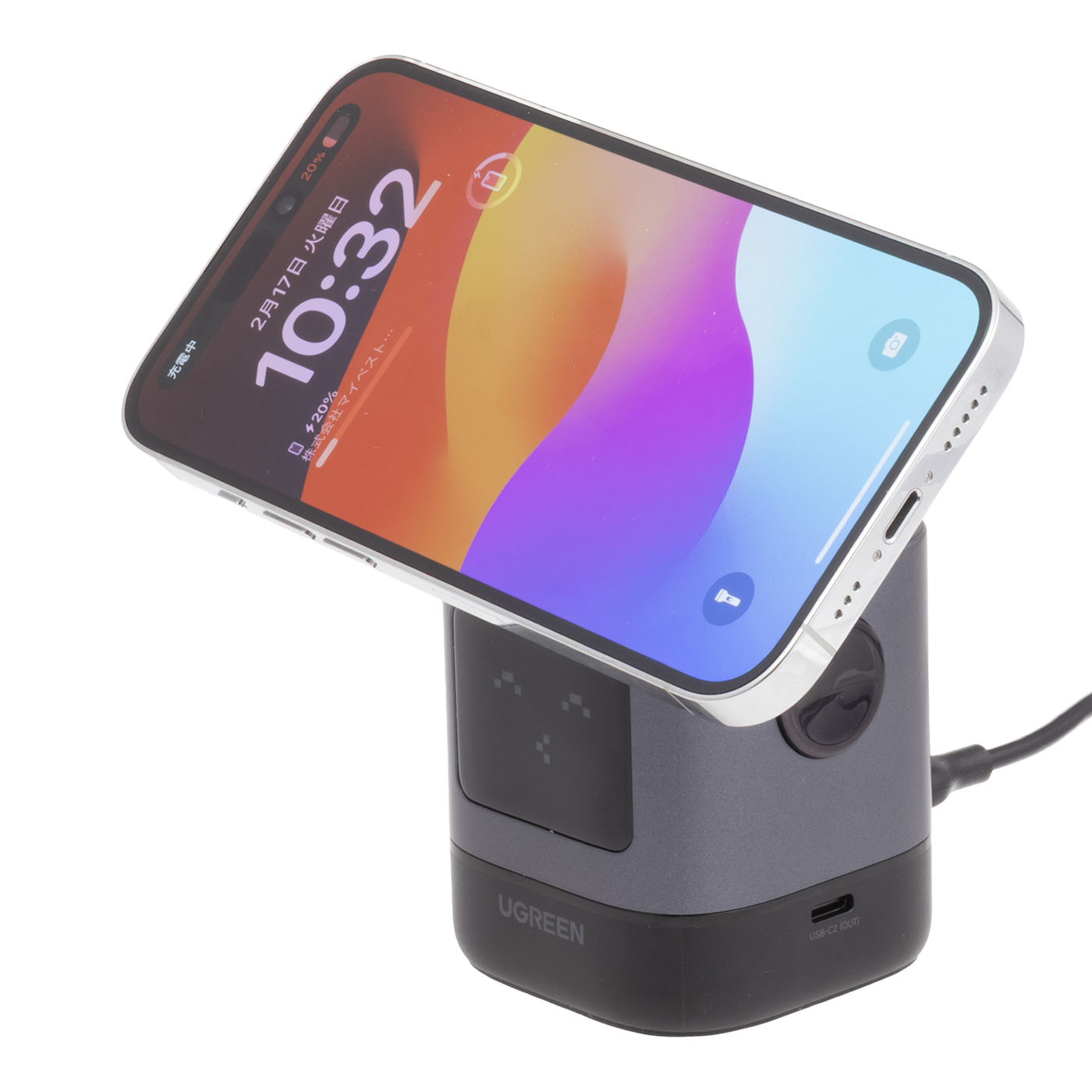 2-in-1 マグネットワイヤレス充電ステーション 4