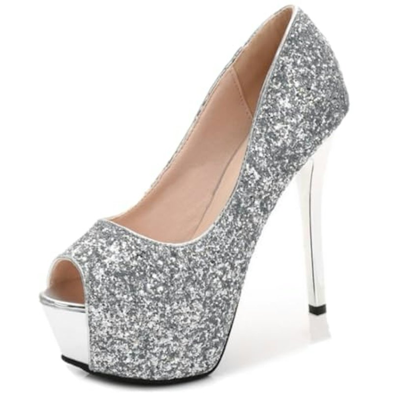 オープントゥパンプス
