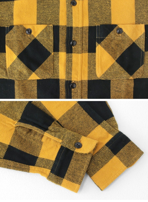 TWILL CHECK WORK SHIRT 4
