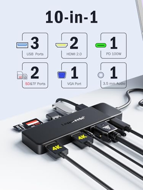 USB Cドッキングステーション 2