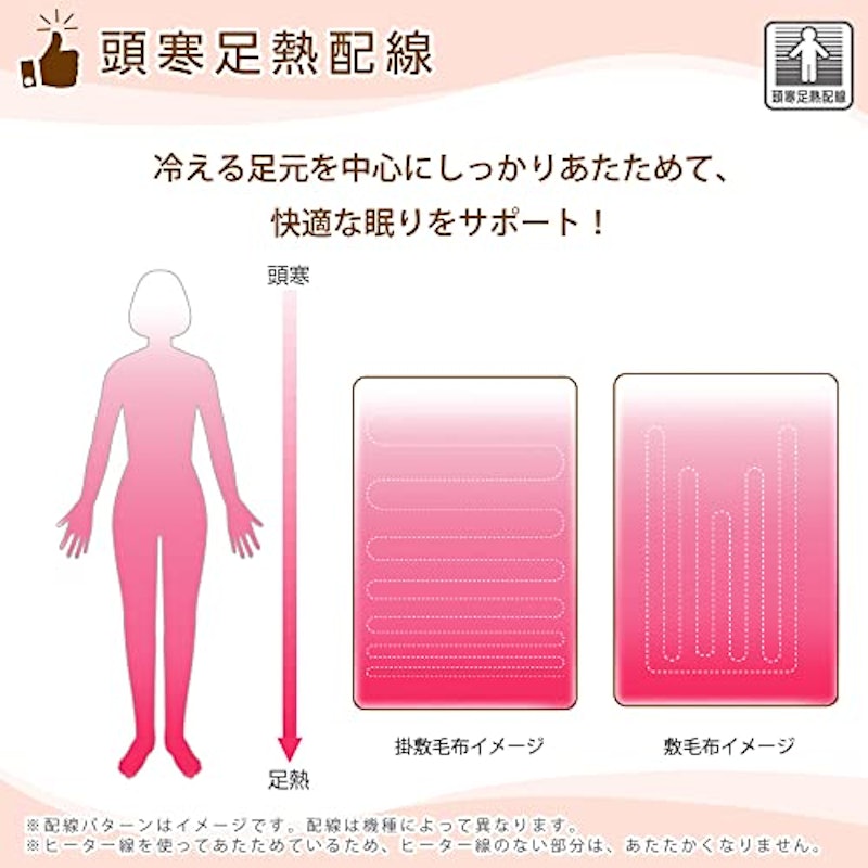 電気毛布 しきタイプ おやすみ・おはようタイマー 6