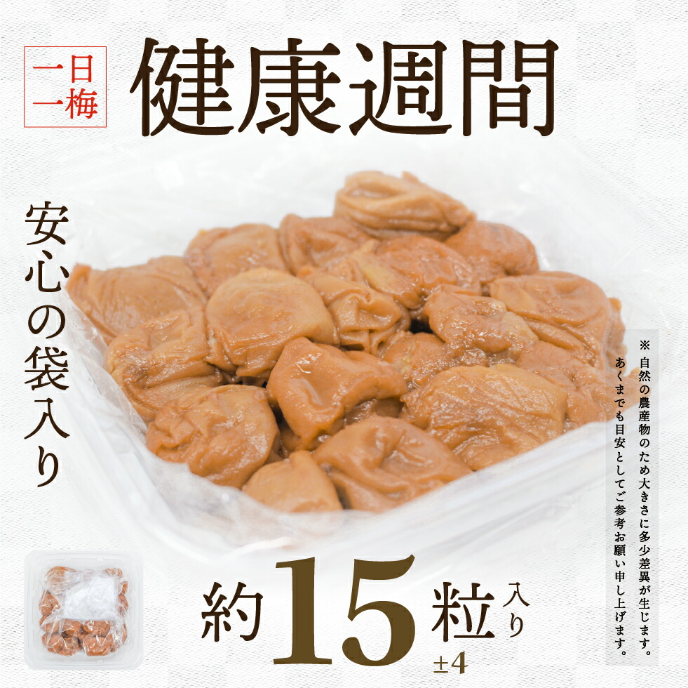紀州産南高梅 つぶれ梅 はちみつ味 3