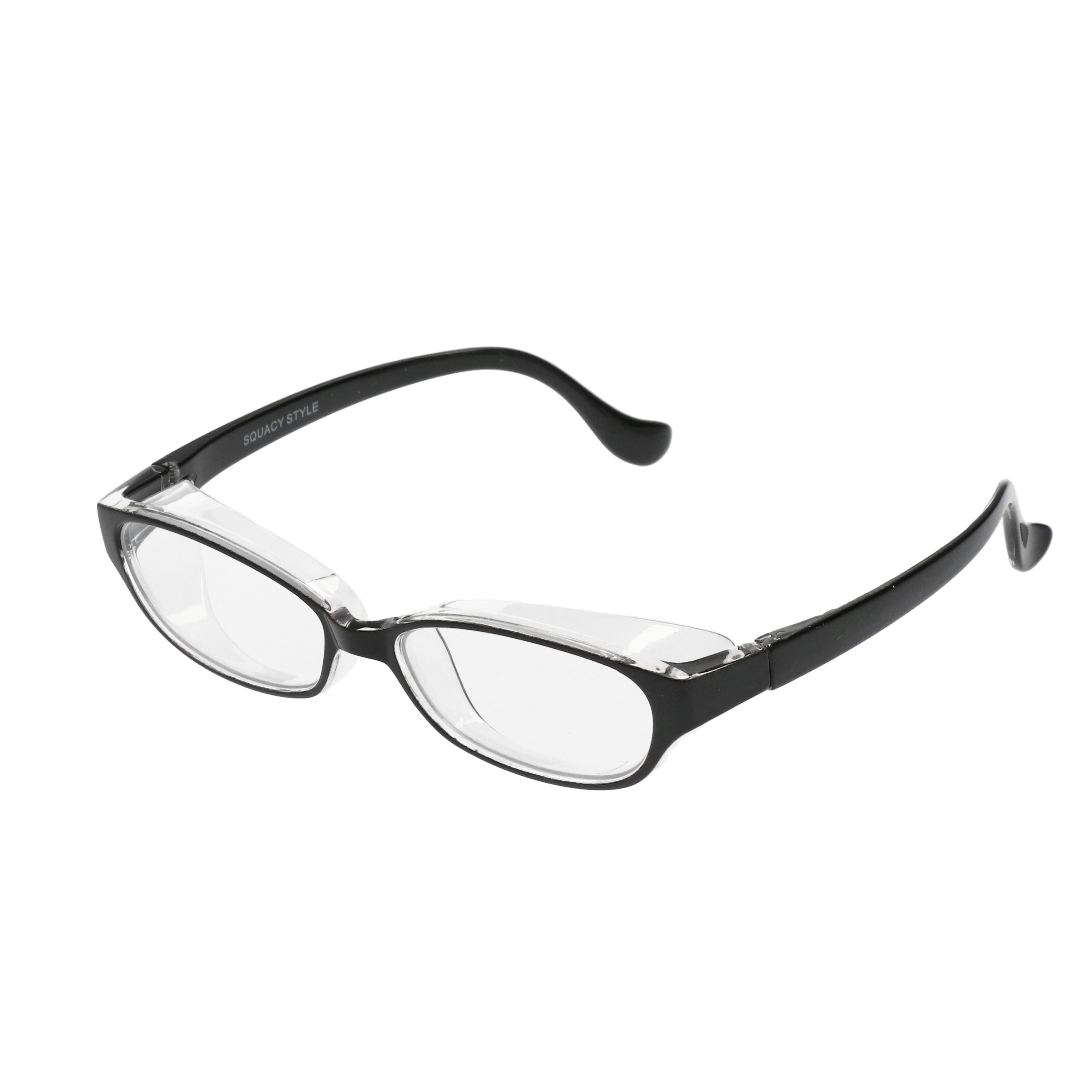 名古屋眼鏡 スカッシースタイル ワイド 1個入 ブラック 5個セット 新品?正規品