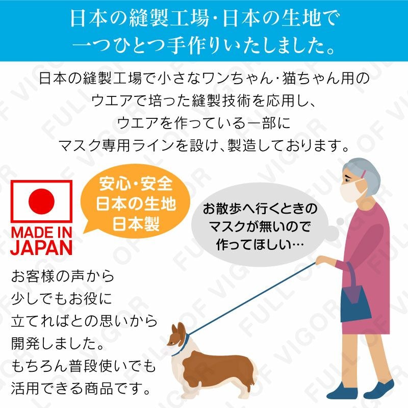 洗える布マスク 2