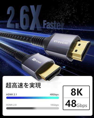 Ultra High Speed HDMI ケーブル 3