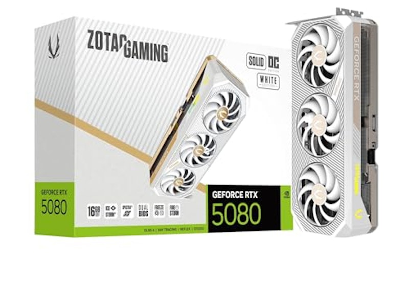 GAMING GeForce RTX 5080 SOLID OC White Edition 1