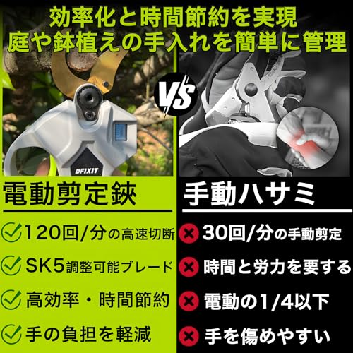 電動剪定バサミ 2