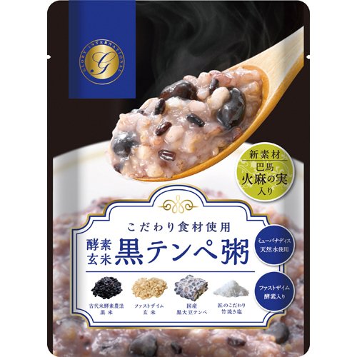 酵素玄米黒テンペ粥 1