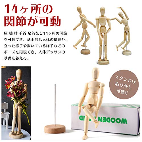 デッサン人形 2点セット 3