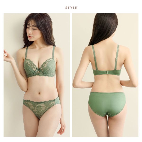 SONIA BLACK シアーレースブラジャー・ショーツセット 5