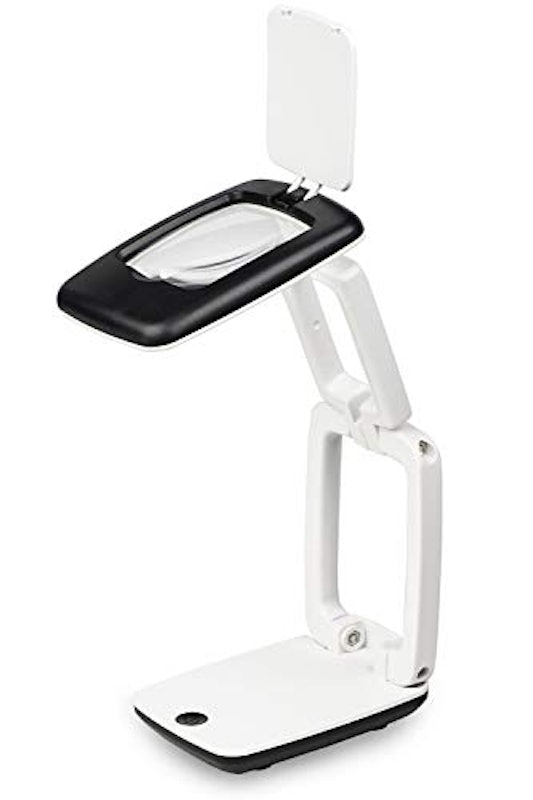 LED付き卓上コンパクト拡大鏡 1
