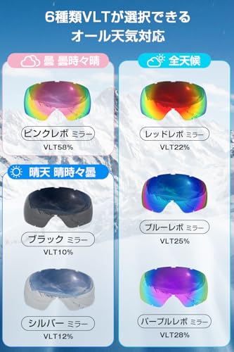 スキーゴーグル 4