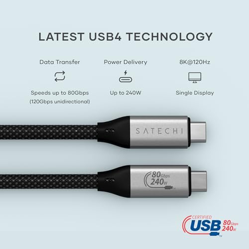 Satechi USB4 V2 Pro ケーブル 2