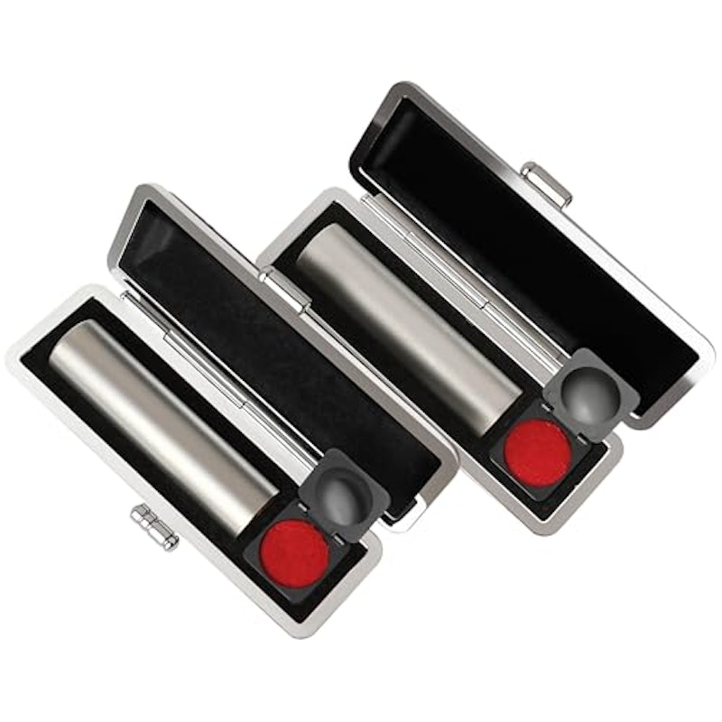 チタン印鑑 2本セット 1