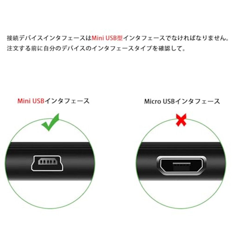 USB miniB ケーブル 2