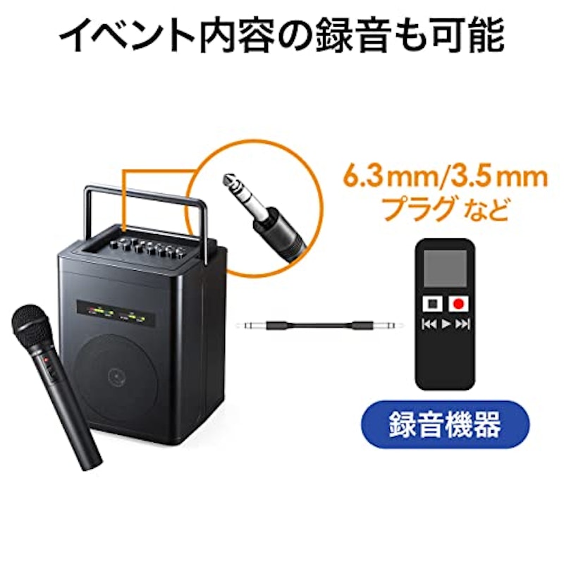 ワイヤレスマイク付き拡声器 4