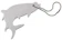 Simms Fishing Products Thirsty Tarpon Keychain 1