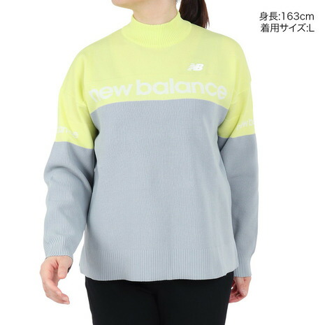 長袖ニット モックネック プルオーバー  2