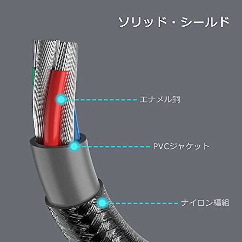 Lightning イヤホン 変換アダプター 3