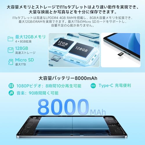 Amazon.co.jp: 10.1インチAndroid 12タブレット、スマート