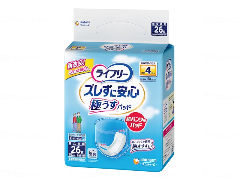 ズレずに安心 うす型紙パンツ専用尿とりパッド 1