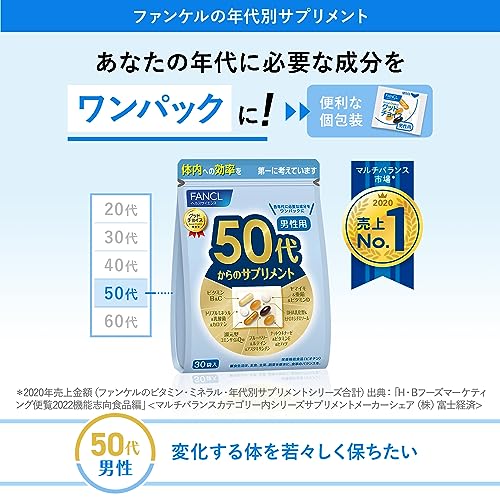 50代からのサプリメント 男性用 3